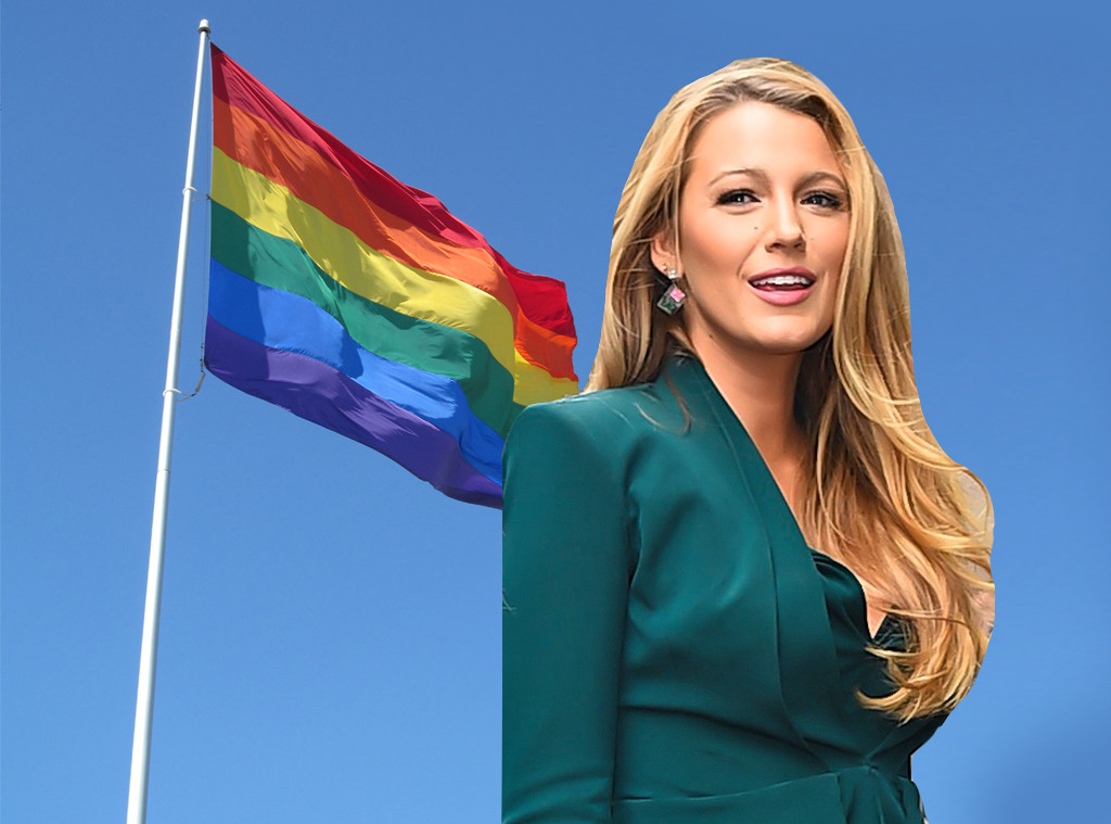 Blake Lively, LGBT Flag Blake Lively, LGBT Flag